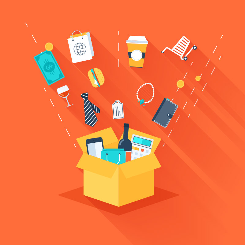 All-In-One Box Illustration All-In-One Box Illustration